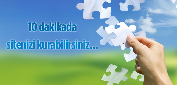 10 dakikada web sitesi yayınlanabilir mi?