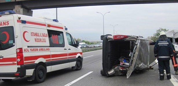 Avcılar'da trafik kazası: 1 ölü, 4 yaralı